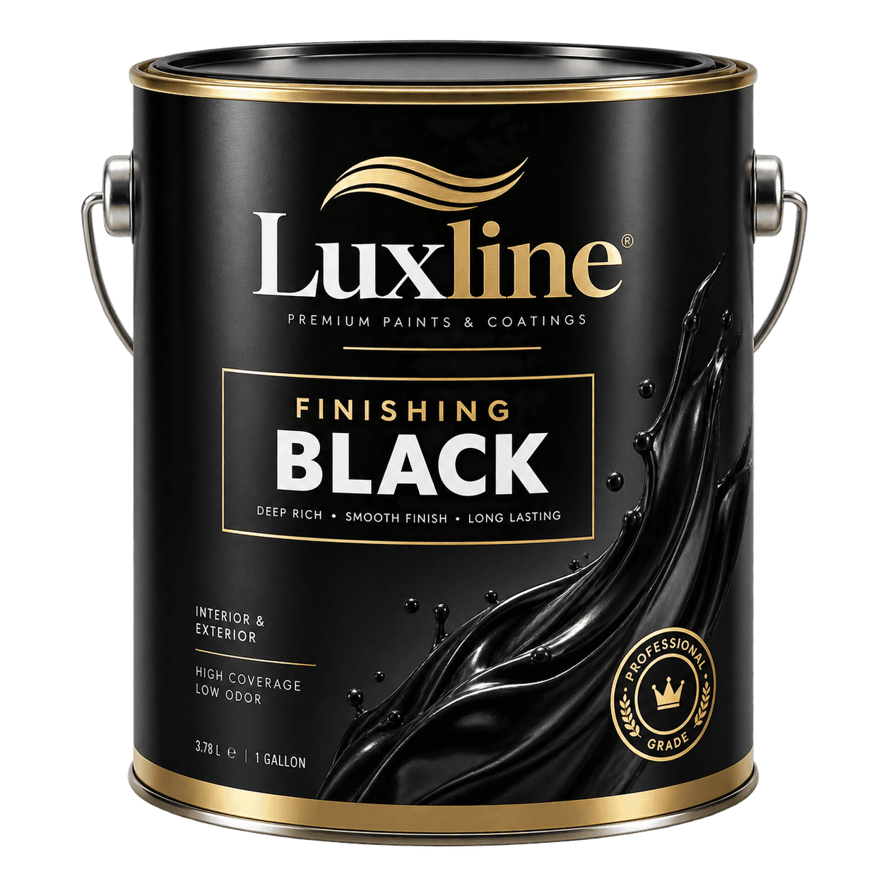 Luxline Finishing Black available through TRUECOLOURS