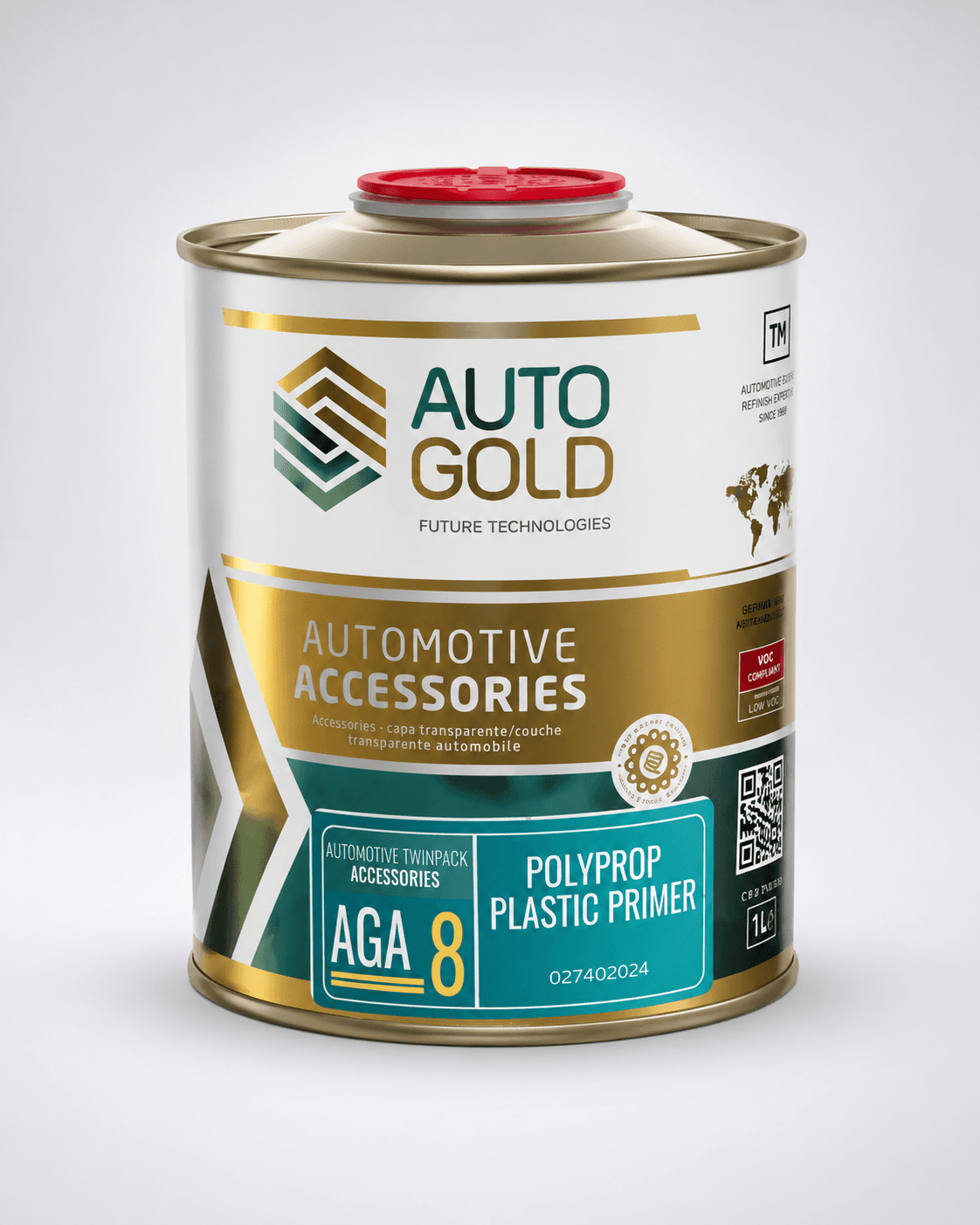 Auto Gold AGA8 Polyprop Plastic Primer available through TRUECOLOURS