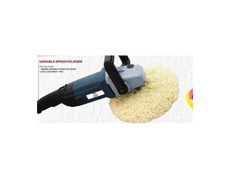180mm Variable Speed Polisher available through TRUECOLOURS