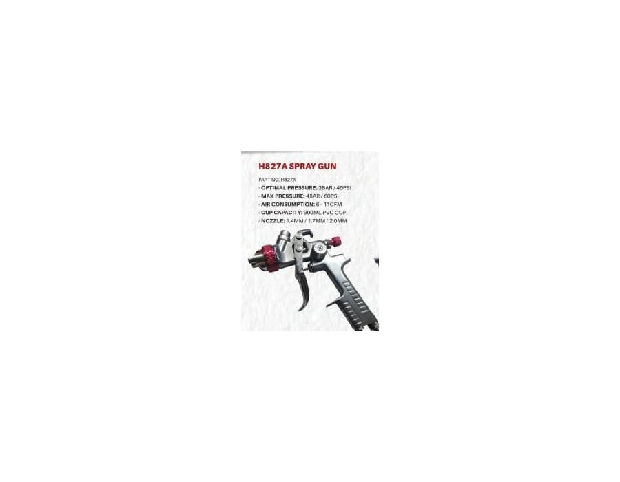 H827A Spray Gun available through TRUECOLOURS
