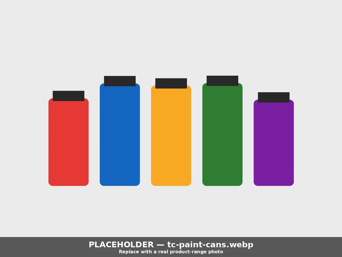 TRUECOLOURS paint products